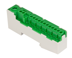 SLK 14-S2 Klemmblock 14-polig Steckklemmen grün